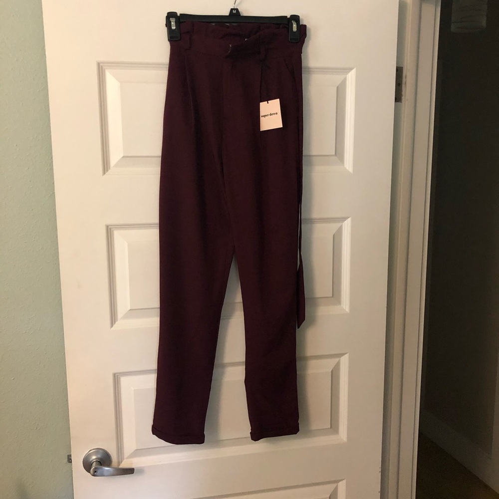 NWT superdown high wasted work pants